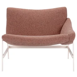 Adrenalina Lounge Chairs<Hammock Left Brown Bouclé & White Lounge Chair by Debonademeo