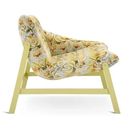 Adrenalina Lounge Chairs<Hammock with Beige & Green pattern Lounge Chair by Debonademeo Studio