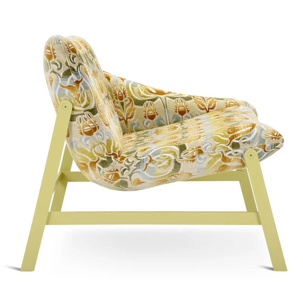 Adrenalina Lounge Chairs<Hammock with Beige & Green pattern Lounge Chair by Debonademeo Studio
