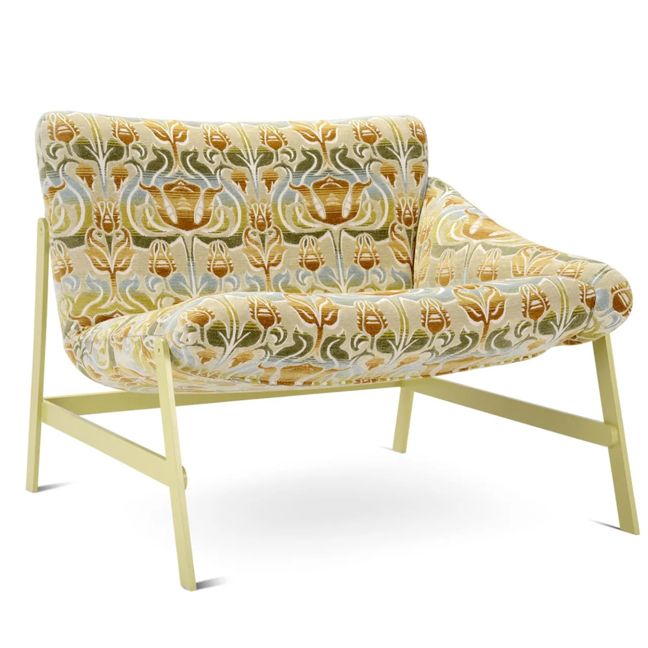 Adrenalina Lounge Chairs<Hammock with Beige & Green pattern Lounge Chair by Debonademeo Studio