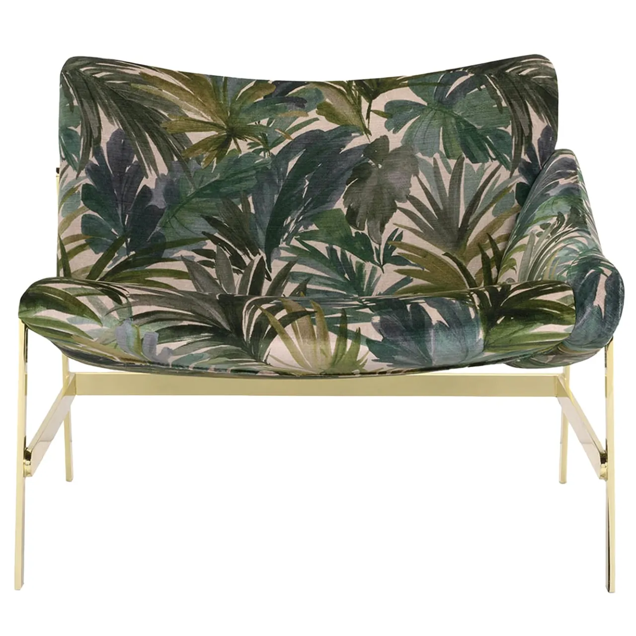 Adrenalina Lounge Chairs<Hammock with Tropical-Patterned Lounge Chair by Debonademeo Studio