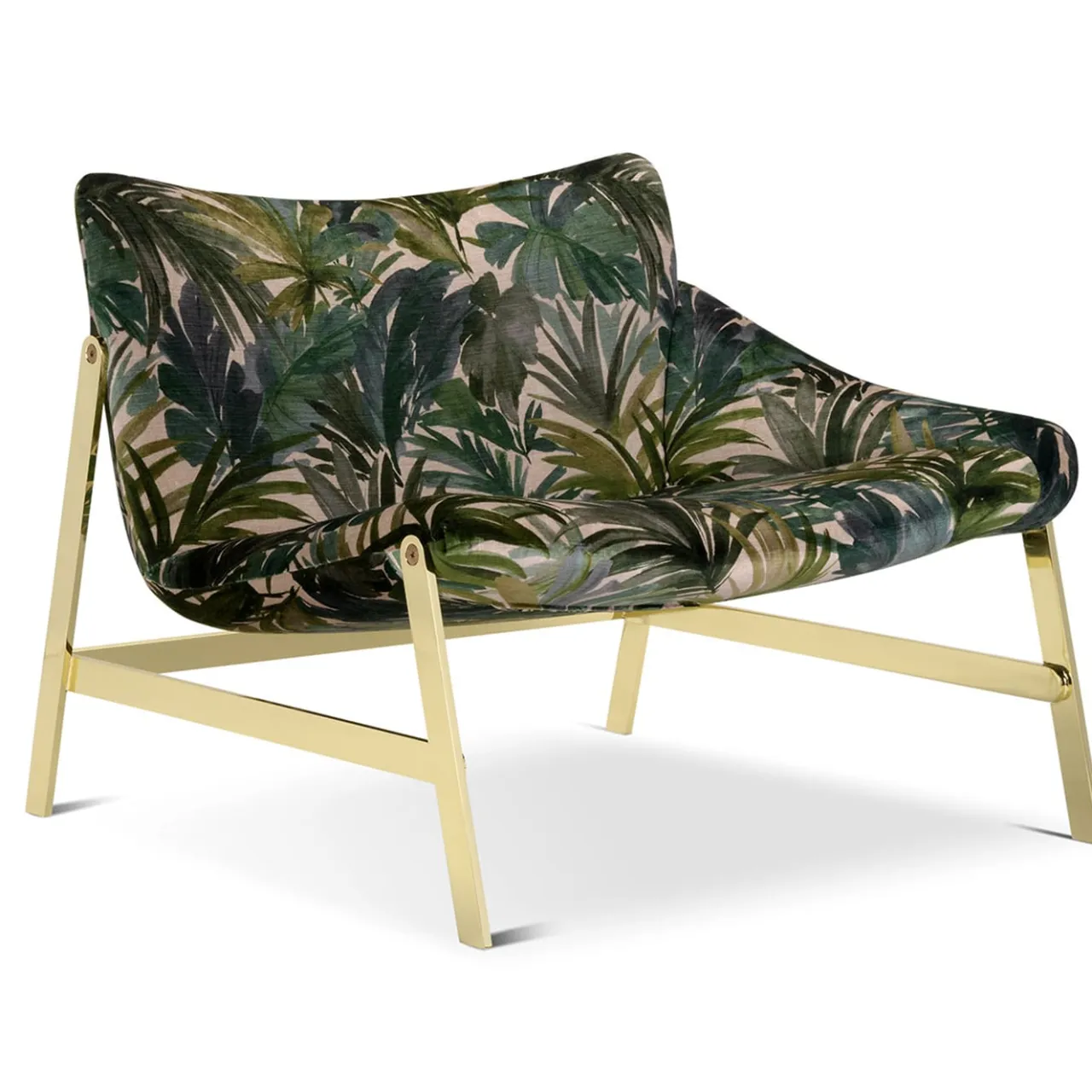 Adrenalina Lounge Chairs<Hammock with Tropical-Patterned Lounge Chair by Debonademeo Studio
