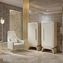 ReDéco Cabinets<Hanamy Soft Style Pearl Champagne Cabinet