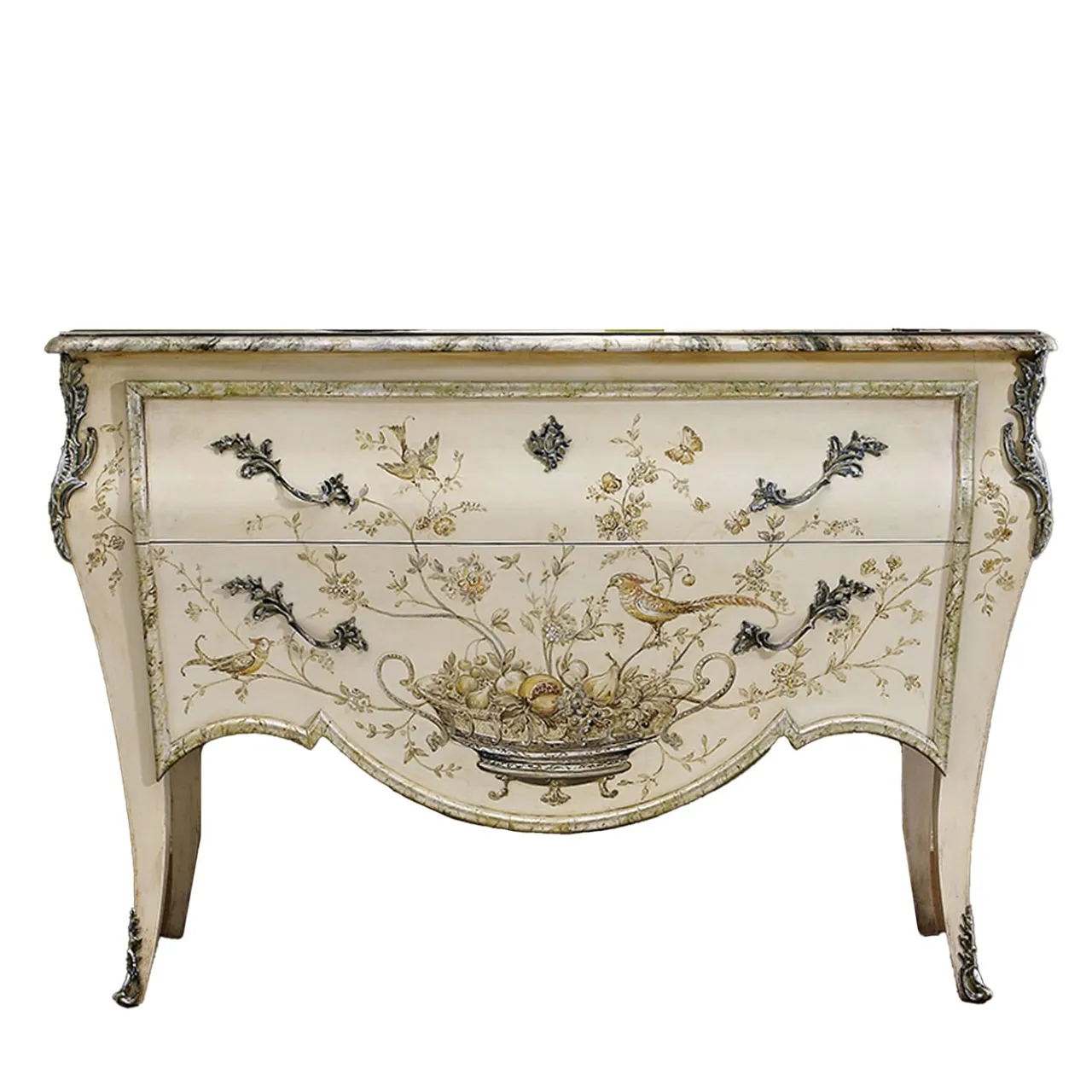 Ros Italia Interiors Dressers<Hand-Painted Lacquered Wood Dresser