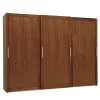 Riva 1920 Dressers<Hangar 3-Door Walnut Closet by C.R. & S.