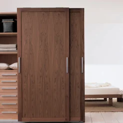 Riva 1920 Dressers<Hangar 3-Door Walnut Closet by C.R. & S.