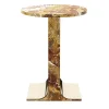 L'Eccesso Side Tables<Hani Orange Marble With Gold Finish Metal Structure Side Table