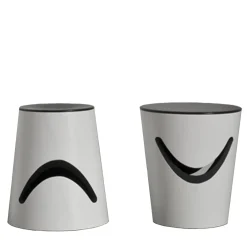 Extroverso Stools<Happy&Grumpy Set of 2 Stools By Sakura Adachi