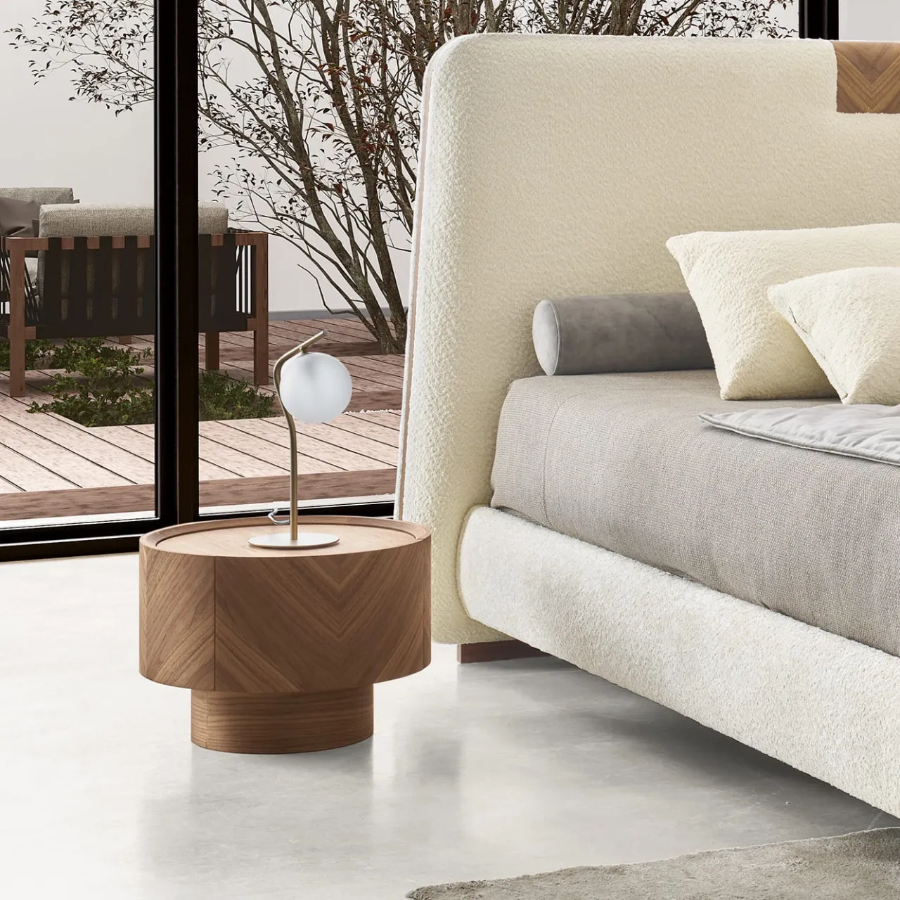 Modesign Nightstands<Haribo Nightstand in Walnut Canaletto With Single-Drawer
