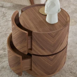 Modesign Nightstands<Haribo Nightstand in Walnut Canaletto with Two Drawers
