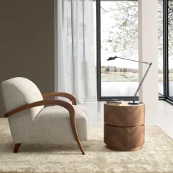 Modesign Nightstands<Haribo Nightstand in Walnut Canaletto and Calacatta Ceramic Top#2