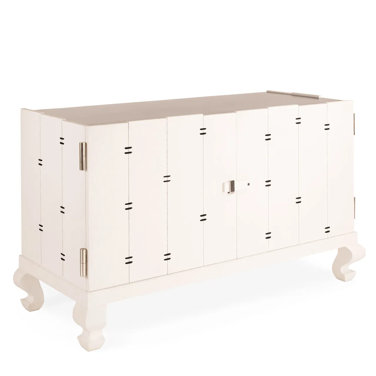 Lando Sideboards Buffets<Haute Couture White Oak Low Sideboard