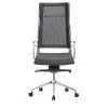 Sitia Office Chairs<Havana A Black Mesh and Leather Armchair