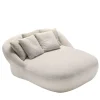 Ferri 1956 Chaises<Havana Compact White Chaise Longue by Palomba Serafini
