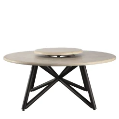 Veltha Outdoor Stone Design Outdoor Dining Tables<Hermu 180 beige travertino stone outdoor dining table