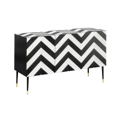 CG Capelletti Sideboards Buffets<Herringbone Bar Cabinet