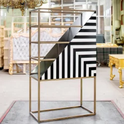 CG Capelletti Bookcases<Herringbone Bookshelf
