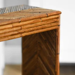 Molto Collectibles Consoles<Herringbone-Patterned Bamboo Console
