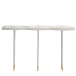 CG Capelletti Consoles<Hexagonal Matte White Console