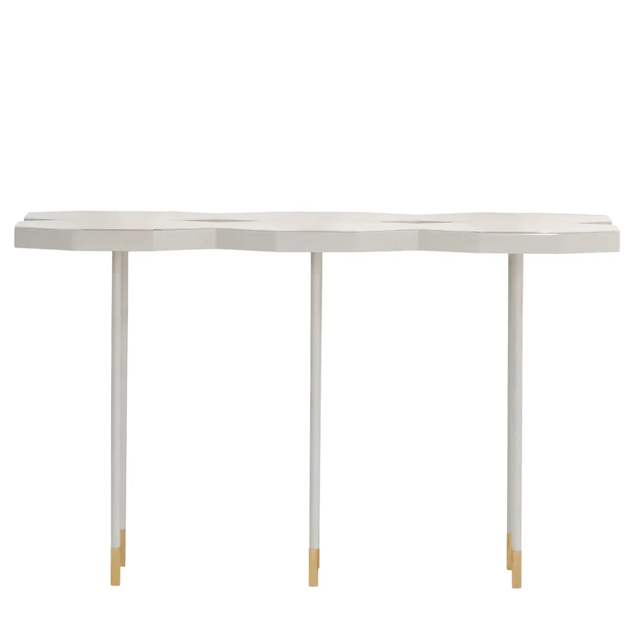 CG Capelletti Consoles<Hexagonal Matte White Console