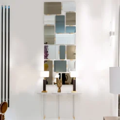 CG Capelletti Consoles<Hexagonal Matte White Console