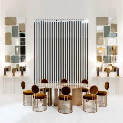 CG Capelletti Consoles<Hexagonal Matte White Console