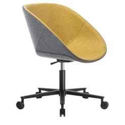 Sitia Office Chairs<Hibiscus Yellow M Castors Chair