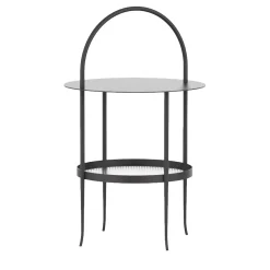 Lispi Nightstands<Himalia Black Iron Nightstand by Studio Pari