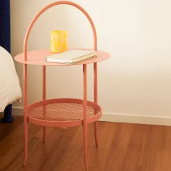 Lispi Nightstands<Himalia Pink Iron Nightstand by Studio Pari