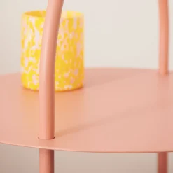 Lispi Nightstands<Himalia Pink Iron Nightstand by Studio Pari
