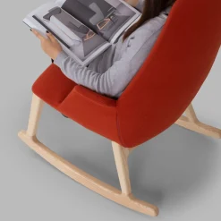 TRUE Lounge Chairs<Hive Red Armchair by Camira