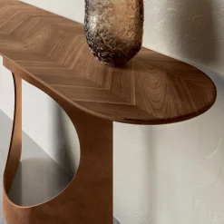 Modesign Consoles<Hole Coppery & Walnut Console