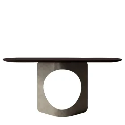 Modesign Consoles<Hole Graphite-Gray & Walnut Console