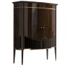 Alberto & Mario Ghezzani Bar Cabinets<Hollywood Glossy Brown Bar Cabinet