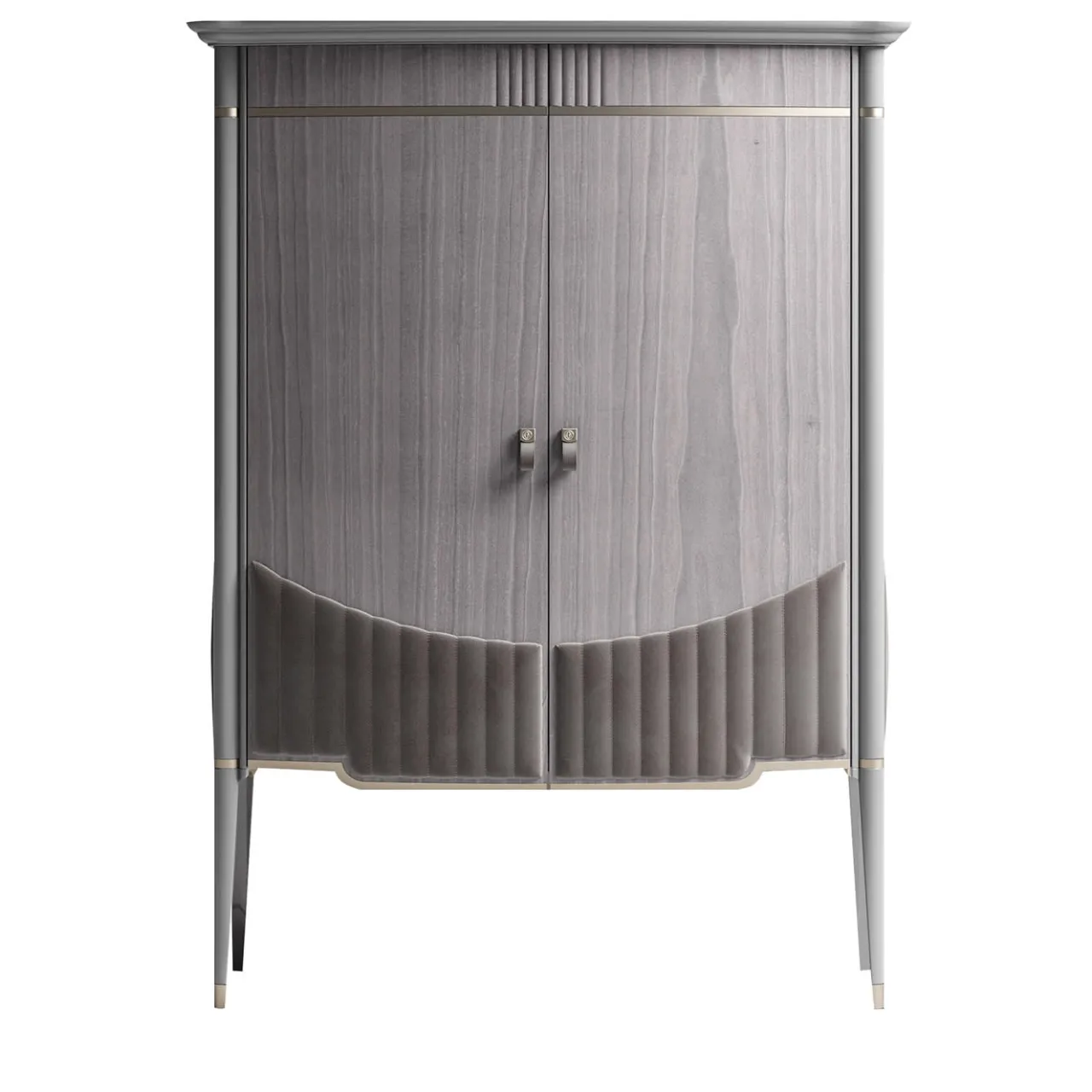 Alberto & Mario Ghezzani Bar Cabinets<Hollywood Gray Bar Cabinet