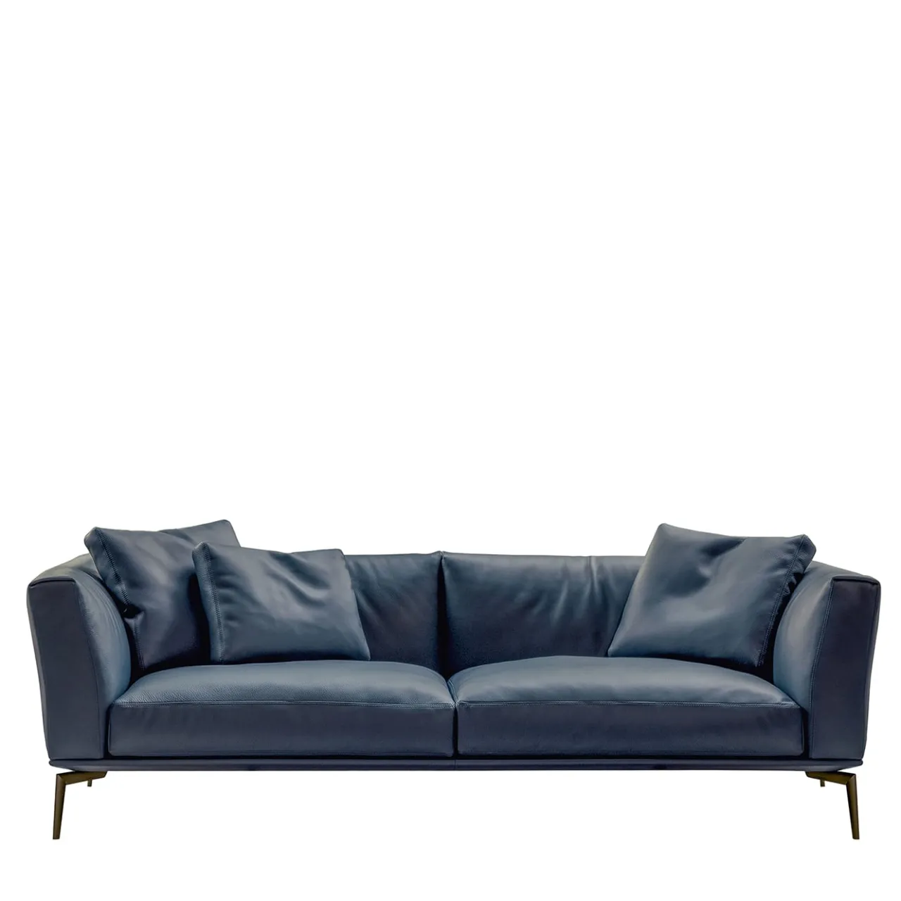 Alivar Sofas<Horizon Blue-Leather Sofa by Giuseppe Bavuso