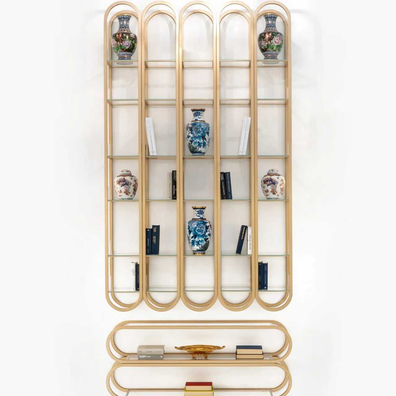 CG Capelletti Bookcases<HORIZONTAL METAL BOOKCASE