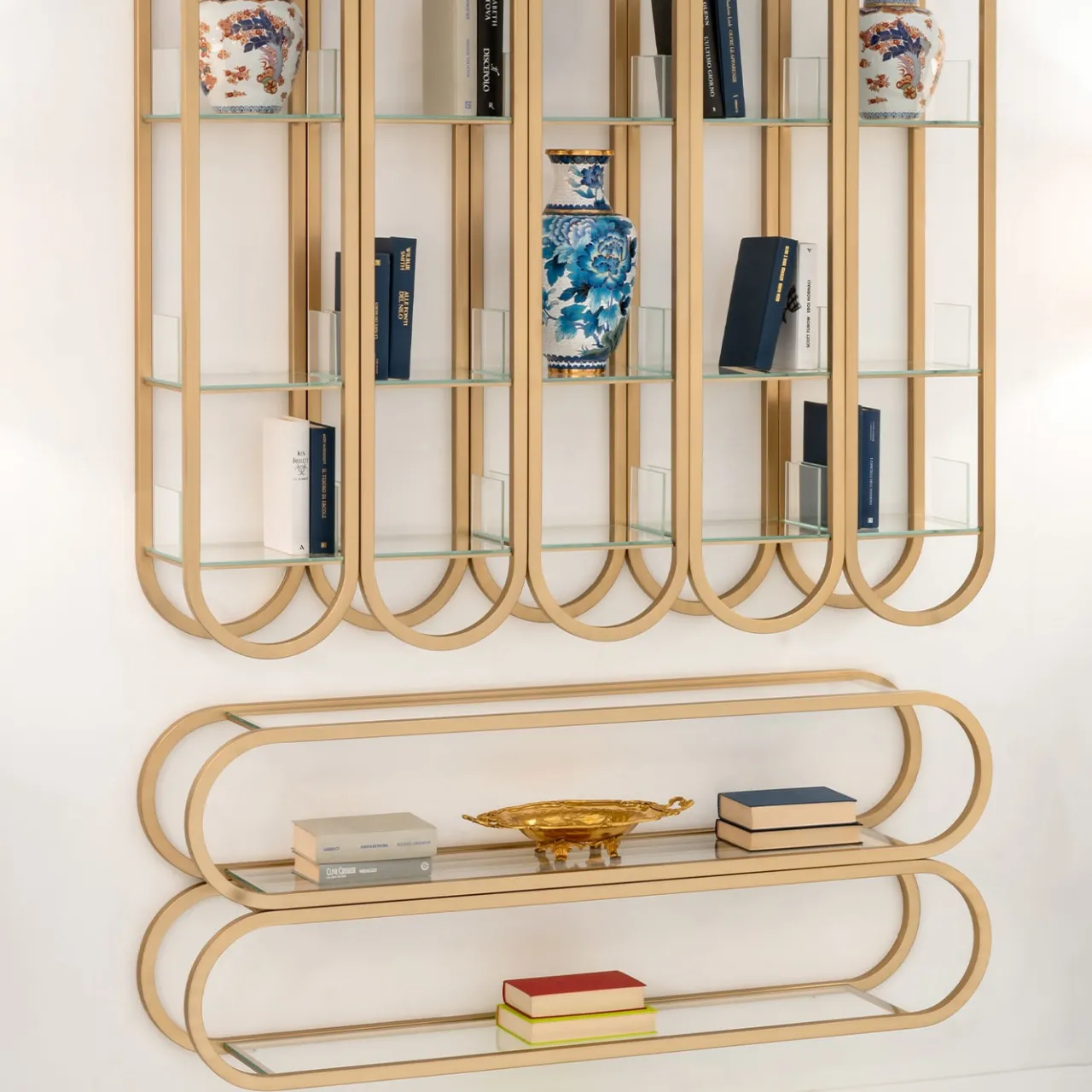 CG Capelletti Bookcases<HORIZONTAL METAL BOOKCASE