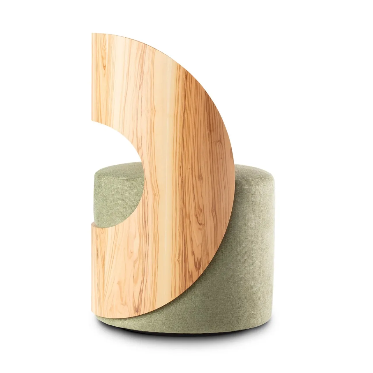Barba Design Lounge Chairs<Hug Sage-Green lounge chair by Luigi Maggiore