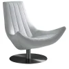 VGnewtrend Armchairs<Ibiza White Swivel Armchair