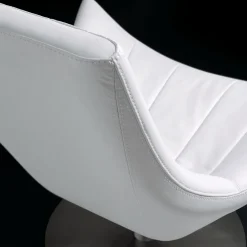 VGnewtrend Armchairs<Ibiza White Swivel Armchair