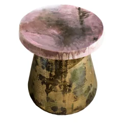 ROU Materiaal Side Tables<I-Conic Tallest Wood Side Table