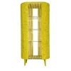Cesare Ferrari Atelier Cabinets<Iconic Yellow Wood & Glass Open Cabinet