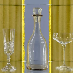 Cesare Ferrari Atelier Cabinets<Iconic Yellow Wood & Glass Open Cabinet