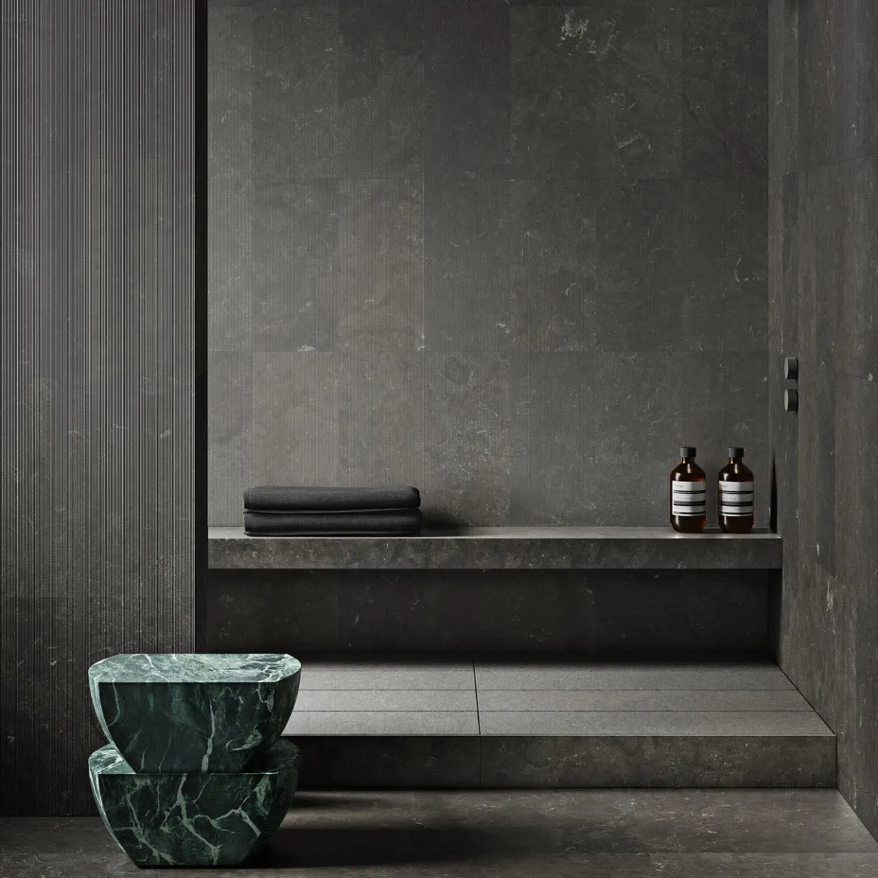 Salvatori Stools<Ikona Natural Stone Stool by Elisa Ossino
