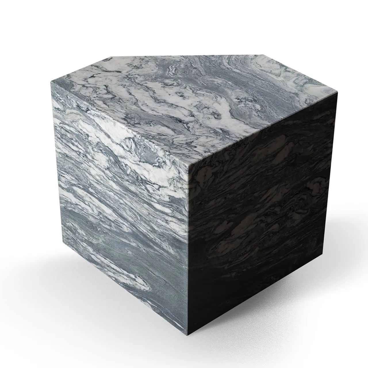 Salvatori Stools<Ikona Stool in Cipollino Marble by Elisa Ossino