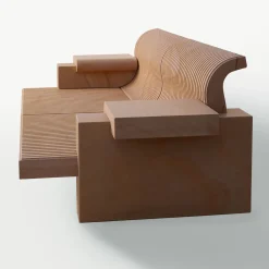 MGM Marmi e Graniti Sofas<Il Forte Rosso Sofa by Mario Bellini