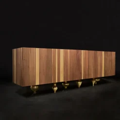 Il Pezzo Mancante Sideboards Buffets<Il Pezzo 1 Credenza Walnut-Ash Sideboard