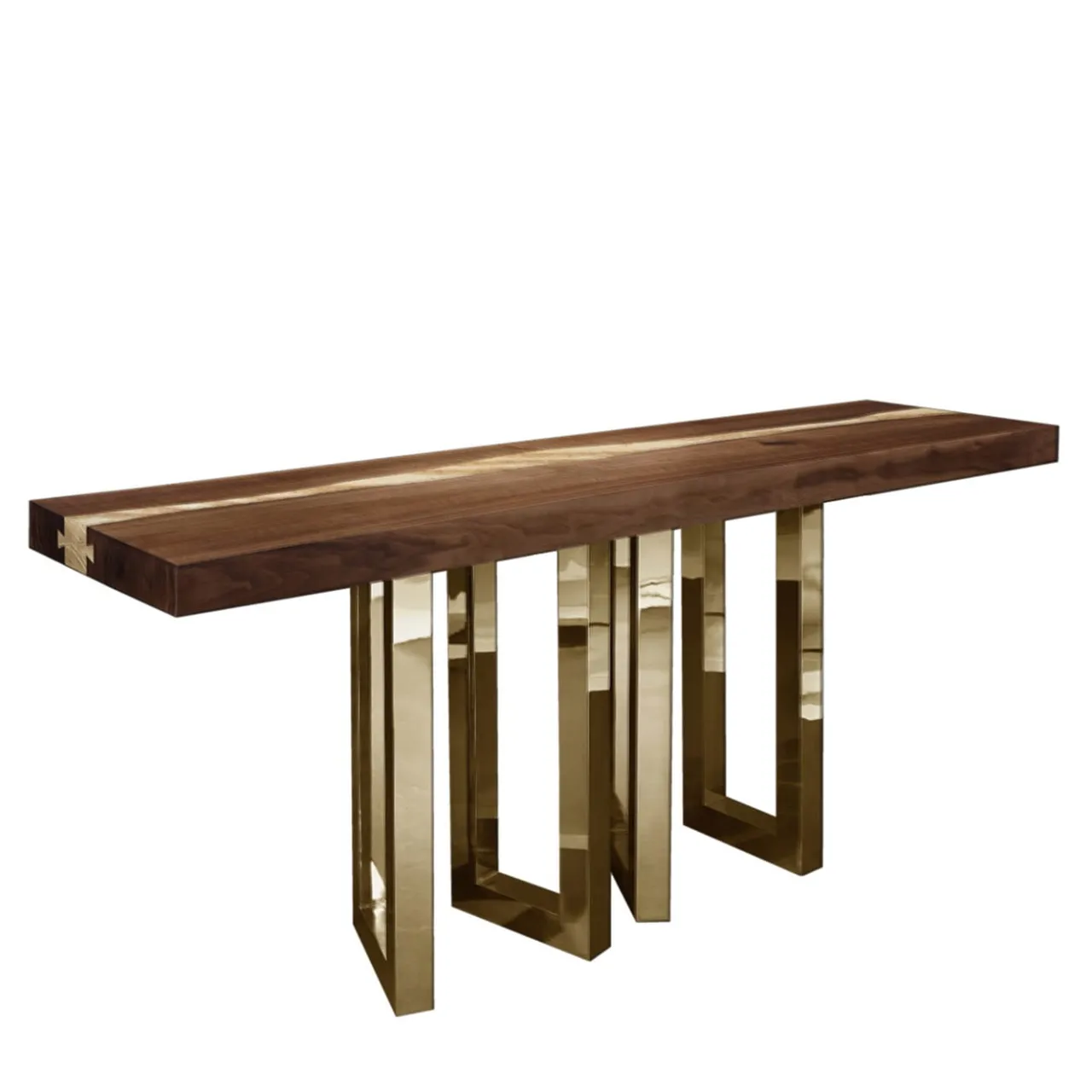 Il Pezzo Mancante Consoles<Il Pezzo 6 Solid Walnut Console
