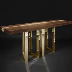 Il Pezzo Mancante Consoles<Il Pezzo 6 Solid Walnut Console